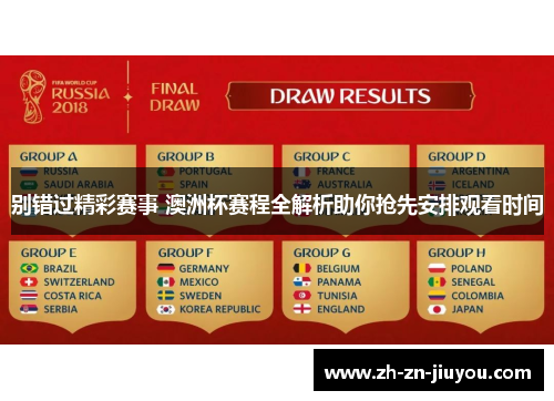 别错过精彩赛事 澳洲杯赛程全解析助你抢先安排观看时间